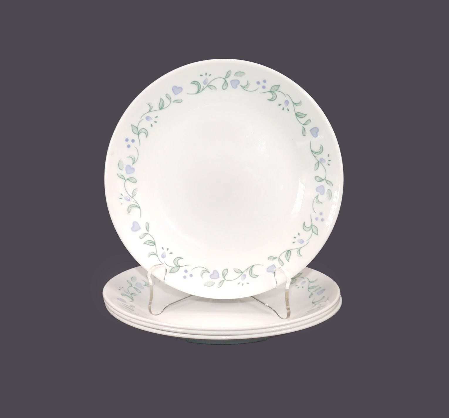 Corelle Country Cottage bread plates. Vintage Corningware made in the USA. - £42.61 GBP - £50.36 GBP
