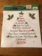 Flocked Christmas Wall Art - $8.79