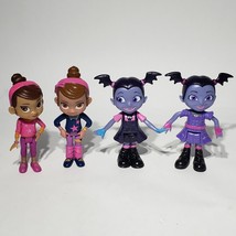 Lot of 4 Disney Junior 2 Vampirina and 2 Poppy Peepleson Figures - $15.95