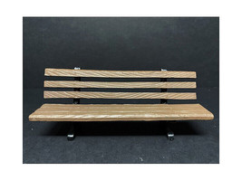Park Bench 2 piece Accessory Set 1/24 Scale Models American Diorama - £16.41 GBP
