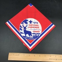 NOS 1969 Boy Scouts National Jamboree Idaho Neckerchief Souviner - £7.56 GBP