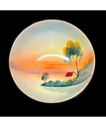 Vintage Meito China Trinket Dish Hand Painted Landscape Home Made In Jap... - £9.26 GBP