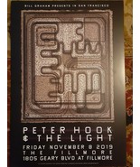 MINT PETER HOOK AND THE LIGHT Fillmore Poster 19 JOY DIVISION NEW ORDER - £22.90 GBP