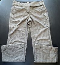 Old Navy Stretch Wide Leg Pants Dark Gray With Pinstripes Women’s 4 - $20.25