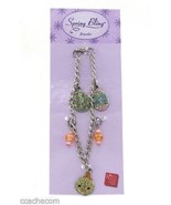 Spring Bling by Russ Berrie Baby Chick Bracelet Jewelry Green Rhinestone... - $4.95