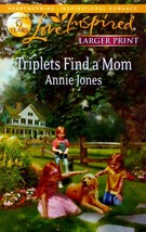 Triplets Find A Mom (Love Inspired Larger Print) by Annie Jones / 2012 Romance - £0.90 GBP