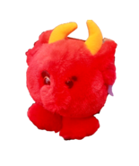 Puffkins Red Devil  1994 Devil Plush Horns &amp; Tail Limited Edition - $7.06 CAD