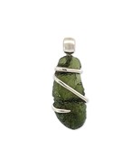 Moldavite Pendant Necklace by Stones Desire - $255.55
