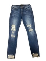 Express Women’s Dark Wash Ankle Legging Mid Rise Jeans Size 2R  GREAT CO... - $20.16