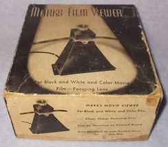 Vintage Marks 8 MM Film Viewer with bulb and box  - £9.70 GBP