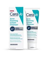 6/27 READ CeraVe Acne Foaming Cream Cleanser, 4% Benzoyl Peroxide Face W... - €10,82 EUR