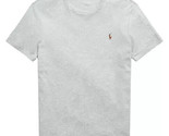 Polo Ralph Lauren Men&#39;s Custom Slim Fit Soft Cotton T-Shirt in Grey Heat... - £29.84 GBP