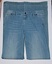 Miss Me Womens Jeans Size 26 Blue Mid Rise Wide Leg Foxy Lolita Denim Inseam 34 - £37.33 GBP