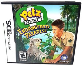 Petz Rescue Endangered Paradise Nintendo DS CB - $3.56