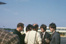 The Beatles George Harrison 1966 Being interviewed at Airport 24x18 Poster - £19.17 GBP