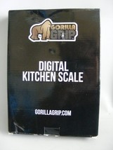 Gorilla Grip White Digital Kitchen / Shipping Scale 22lbs New Open Box SYW3521 - £13.46 GBP