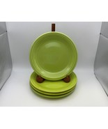 Set of 4 Vintage Homer Laughlin Fiestaware FIESTA CHARTREUSE Salad Plates - $96.02 CAD