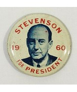 Vintage Adlai E. Stevenson Adlai E. Stevenson For President Pin Button R... - $7.92