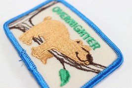 Vintage Overnighter Bear Blue Border Boy Scouts of America BSA Patch - £9.37 GBP