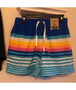 NWT Chubbies The Newports 5.5&quot; Classic Swim Trunks Mens Medium Striped L... - $28.70