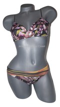 NWT CLOVER CANYON M neoprene swimsuit bikini chrome divide 2pc scuba celebrity - £77.52 GBP