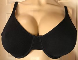 FRUIT OF THE LOOM 34D Black Underwire 34 D Seamless Unlined Bra - £7.75 GBP