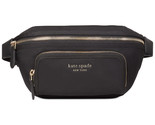 Kate Spade the little better sam nylon Medium Belt Bag ~NWT~ Black - £136.33 GBP