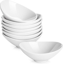 DOWAN Ceramic Dip Bowls 3 Oz 8 Pack White Dipping Bowls Mini Serving Sau... - $17.41