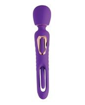 Di-Orgasm Vibrating Massage Wand &amp; G-Spot Tapping Stimulator Purple - £65.15 GBP