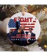 Legends Never Die Trump Fight, Trump Shooting, Personalized Trump Ornament - $15.03 CAD