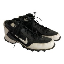 Nike Mens Land Shark Mid Black/White Cleat 318728-018 Size 11 - £22.87 GBP