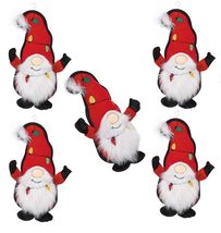 MPP Holiday Dog Toy Santa Light Sewn Decals on Super Cute Soft Squeaker 11&quot; Gift - £12.60 GBP+