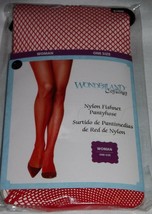 Halloween Costume Adult Red Fishnet Tights Stockings Pantyhose Vixen Woman - £10.21 GBP