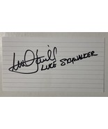Mark Hamill Signed Autographed &quot;Luke Skywalker&quot; 3x5 Index Card - $3,740.79 MXN