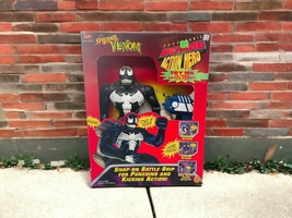 1998 Toy Biz Marvel Comics Spider-Man 13&quot; Venom Electronic Big-Time Action Hero - £22.32 GBP