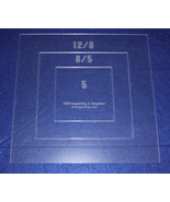 Common Size Pillow/Fabric Acrylic Templates - 3 Piece Square Set -Sew/Qu... - $37.58
