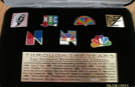 NBC BROADCAST PINS (THROUGHOUT THE YEARS) VERY RARE PINS FROM NBC TV - $297.00
