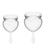 Satisfyer Feel Good Menstrual Cup - Transparent - £14.20 GBP