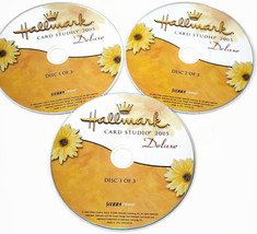 Hallmark Card Studio 2005 Deluxe 3 CD Set w/Booklet - £7.89 GBP