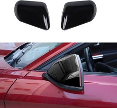 Rearview Mirror Cover Trim Kit Decoration for Ford Mustang 2015 2016 2017 2018 2 - £38.87 GBP