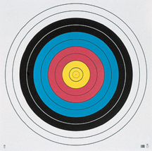 Maple Leaf Target Face FITA 10-Ring 40 cm. 100 pk. - $2,190.39 MXN