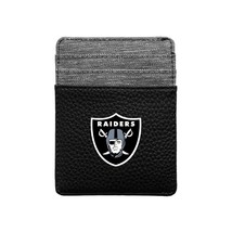 Las Vegas Raiders NFL Slim Front Pocket Pebble Wallet - $15.77