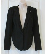 Love &amp; Haight Open Front  Asymmetric Hem Jacket Black Womens JR Sz S NWT... - $22.93
