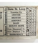 Railway Transfer Tickets Maine Penobscot Transportation State Street Loo... - £15.74 GBP