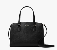 New Kate Spade Perry Medium Satchel Saffiano Leather Black - £98.63 GBP