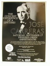 Jose Carreras Affiche De les Trois Tenors Handbill Affiche 3 - €11,92 EUR