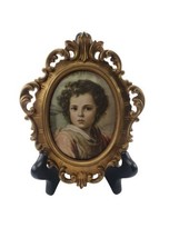 Wall Hanging Ornate Small Picture Reuge Swiss Musical Works Made in Germany - $19.75