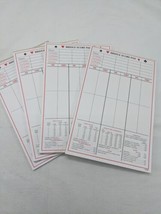 Lot Of (4) The Paper Facotry Bridge Score Pads - $26.72