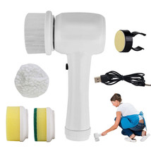 Electric Cleaning Brush 4 In 1 Spinning Scrubber Handheld Electric Cordless Clea - £16.03 GBP+