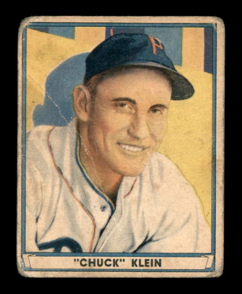 Vintage 1941 Play Ball #60 Chuck Klein G/VG - $58.95